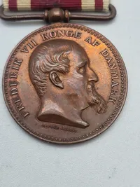 Original dansk deltager medalje (1 slesvigske krig) 1848-1850