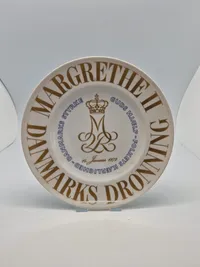 Original B&G plakette - Dronning Magrethe
