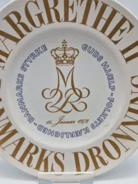 Original B&G plakette - Dronning Magrethe