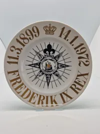 Original B&G plakette - Frederik IX