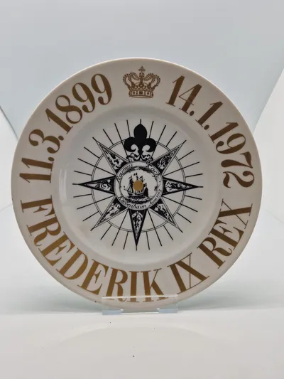 Original B&G plakette - Frederik IX
