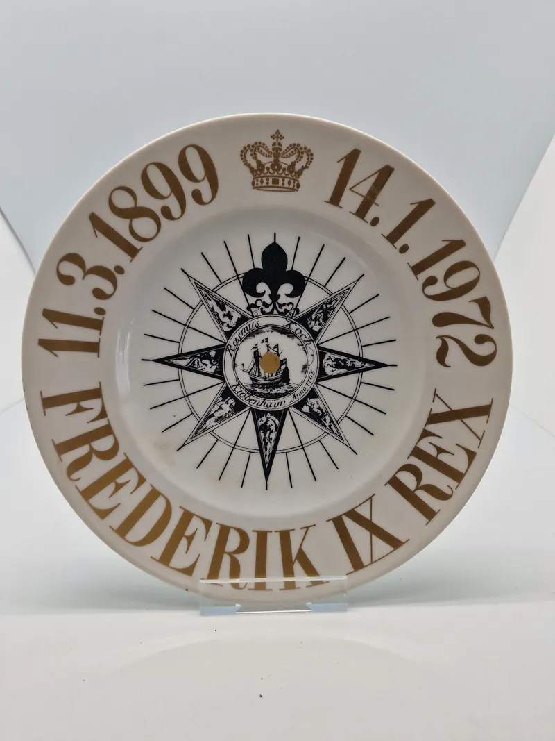 Original B&G plakette - Frederik IX
