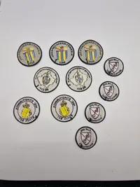 Samling danske militære patches