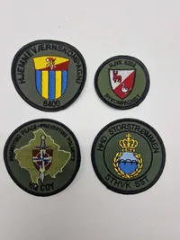 Samling danske militære patches