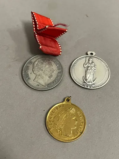 Samling medaljer