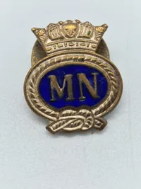 Sæt originale WW2 Merchant Navy badges
