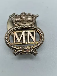 Sæt originale WW2 Merchant Navy badges