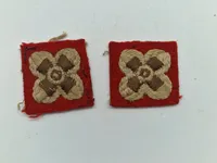 Original patch og rangmærker for South Lancachire