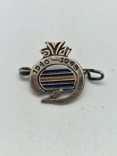 Original dansk pin fra modstandsbevægelsen