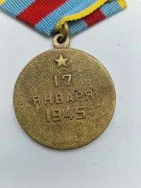 Original Medal For the  Liberation of Warsaw