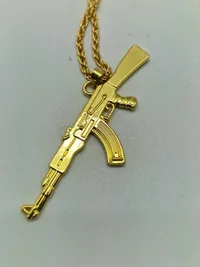 Halskæde med vedhæng i form af AK47