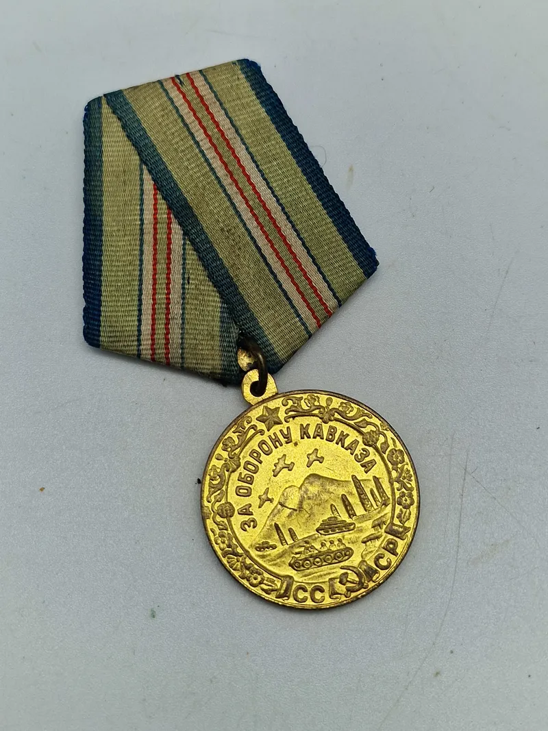 Original russisk medalje for the defence of the Caucaus