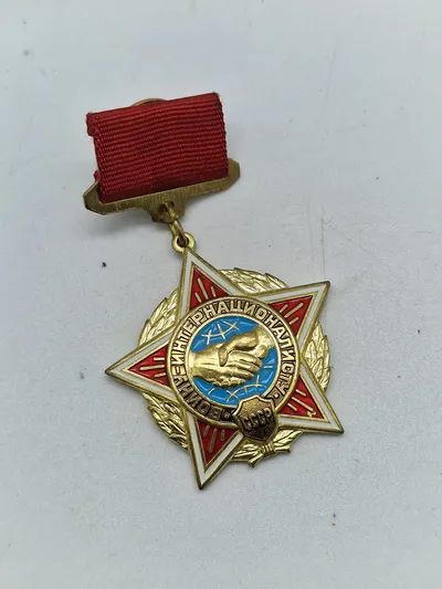 Original Warrior internationalist from grateful Afghan people Afghanistan War medal USSR