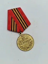 Original russisk medalje for erobringen af Berlin