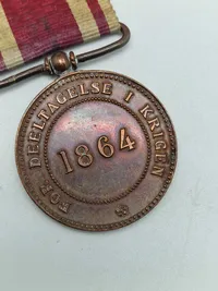 Original 1864 deltager medalje