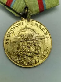 Original Soviet Medal for the Defense of Kiev