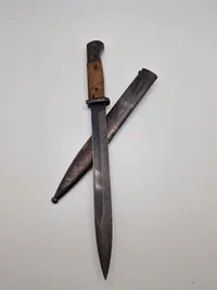 Original tysk K98 bajonet nummerens, mint blad