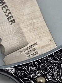 Veludført stor foldekniv