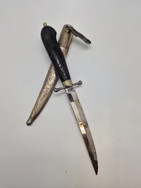 Veludført dolk, Sverige med viking motiv
