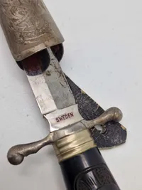 Veludført dolk, Sverige med viking motiv