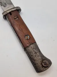 Original tysk GW/98 bajonet med savtakker