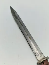 Original tysk GW/98 bajonet med savtakker