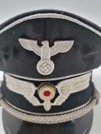 Tysk Reichbahn kasket - Postwar