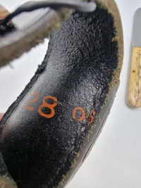 Veludført Grønlandsk foldekniv med taske