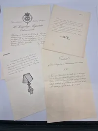 Samling originale papirer fra ordenskapitlet for ridderkorset 1943