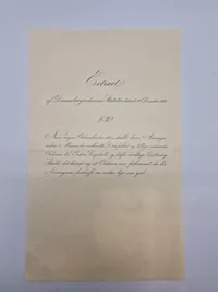 Samling originale papirer fra ordenskapitlet for ridderkorset 1943