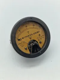Originalt engelsk ampere meter fra 1944