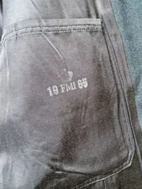 Original uniform fra det danske flyvevåben med buks