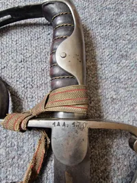 Original Dansk Artilleri sabel model 1869