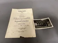 Originalt urkunde sårettegn 3 og foto