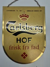 Originalt Carlsberg hof skilt
