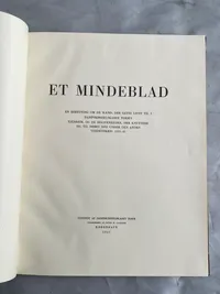 “Et mindeblad” til minde om de mænd der mistede livet ved damskibselskabet Torm - under 2.verdenskrig