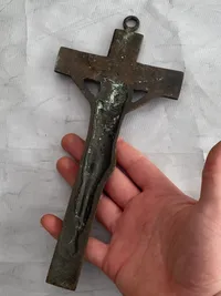 Originalt krucifiks af messing