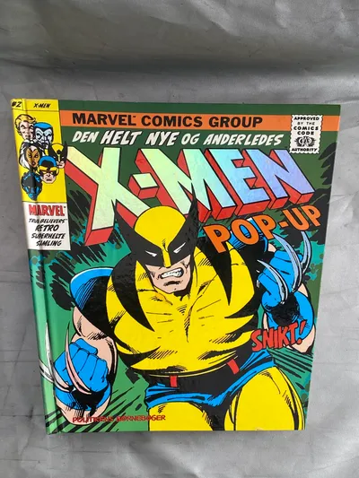 Sjælden X-men pop-up tegneserie (3D)