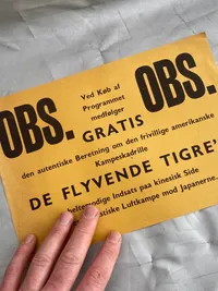 Original dansk biograf flyer fra 1960’erne
