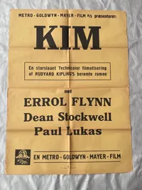 Original dansk biograf plakat fra 1950’erne - stor størrelse