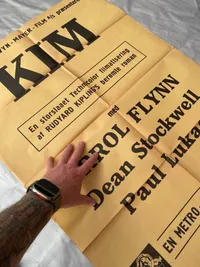 Original dansk biograf plakat fra 1950’erne - stor størrelse
