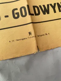 Original dansk biograf plakat fra 1950’erne - stor størrelse