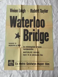 Original dansk biograf plakat fra 1950’erne - stor størrelse