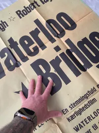 Original dansk biograf plakat fra 1950’erne - stor størrelse