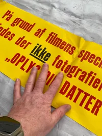 Sjælden biograf flyer fra 1950’erne fra en af de mere frække film