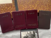 Lot regnskabsbøger og lommekalendre fra ww2 perioden - bemærk at der er beskrevet om mørklægning mm i en af dem