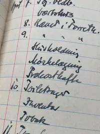 Lot regnskabsbøger og lommekalendre fra ww2 perioden - bemærk at der er beskrevet om mørklægning mm i en af dem