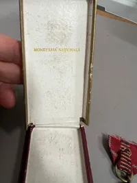 Romanian Royal Anti Communist Campaign Crusade against bolsheviks bronze medal. 1941 - 1944 med æske