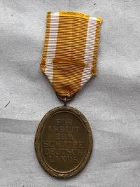Original Westwall medalje - båndet gives der ingen garanti på