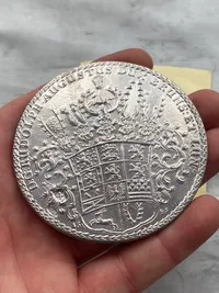 Stor tysk 1600 tals mønt - nypræg